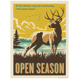 Buck Open Season Decal