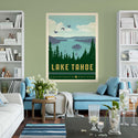 Lake Tahoe California Nevada Decal
