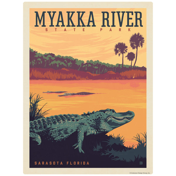 Myakka River State Park Sarasota Florida Decal