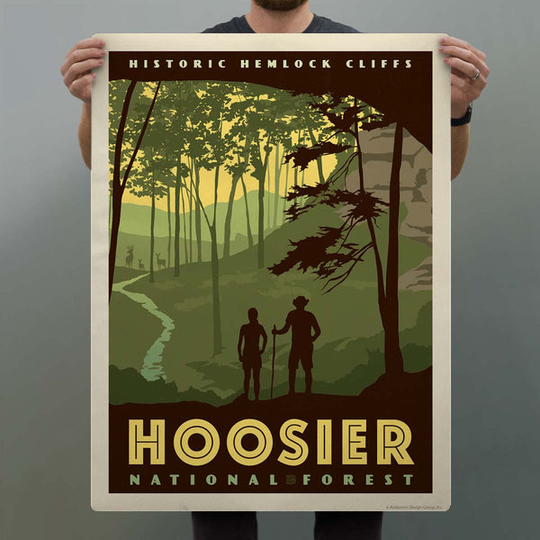 Hoosier National Forest Hemlock Cliffs Indiana Decal