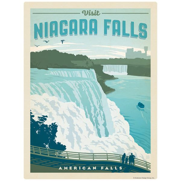 Visit Niagara Falls American Falls Decal
