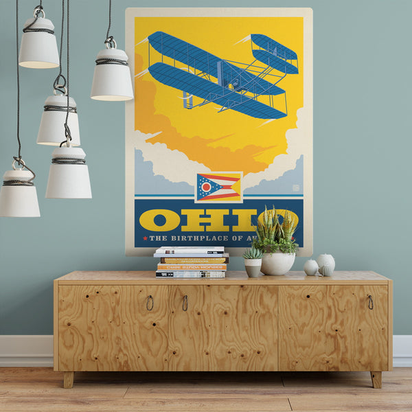 Ohio Birthplace of Aviation State Decal
