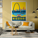 Missouri Show-Me State Gateway Arch Decal
