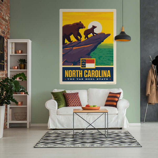 North Carolina Tar Heel State Bears Decal