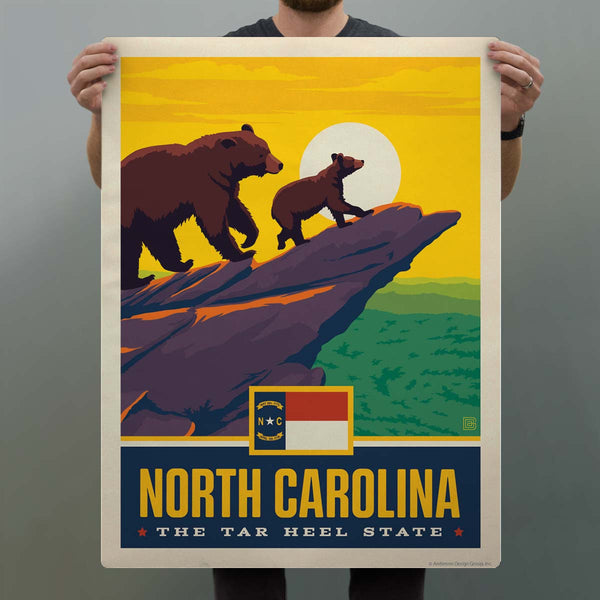 North Carolina Tar Heel State Bears Decal