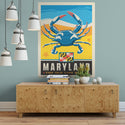 Maryland Old Line State Blue Crab Decal