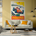 Indiana Hoosier State Indianapolis Speedway Decal