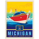 Michigan Great Lakes State Decal