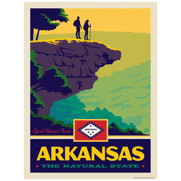 Arkansas Natural State Ozark National Forest Decal