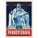 Pennsylvania Keystone State Benjamin Franklin Decal