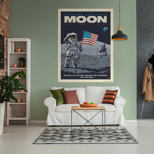 Apollo 11 First Man On the Moon Decal