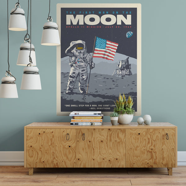Apollo 11 First Man On the Moon Decal