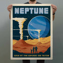 Neptune Space Travel Decal