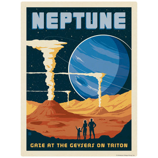 Neptune Space Travel Decal