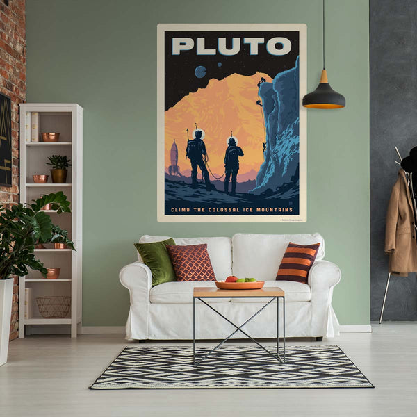 Pluto Space Travel Decal