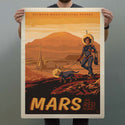 Mars Red Planet Space Travel Decal