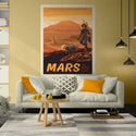 Mars Red Planet Space Travel Decal