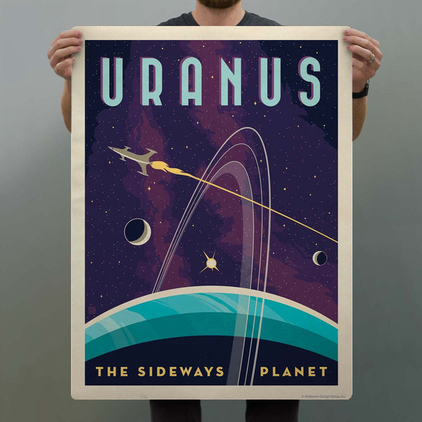 Uranus Space Travel Decal
