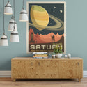 Saturn Space Travel Decal