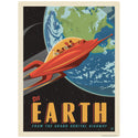 Earth Space Travel Decal