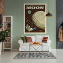 Moon Space Travel Decal