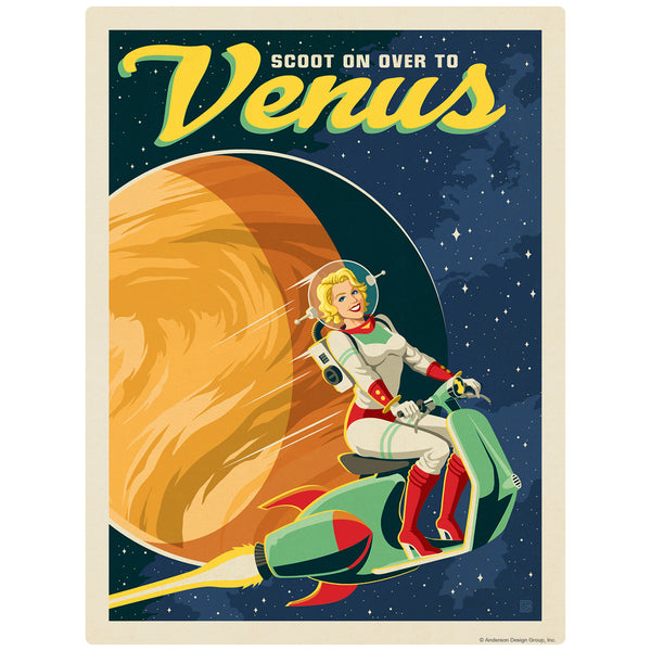 Venus Space Travel Decal
