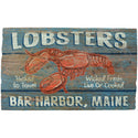 Lobsters Maine Cities Rustic Decal