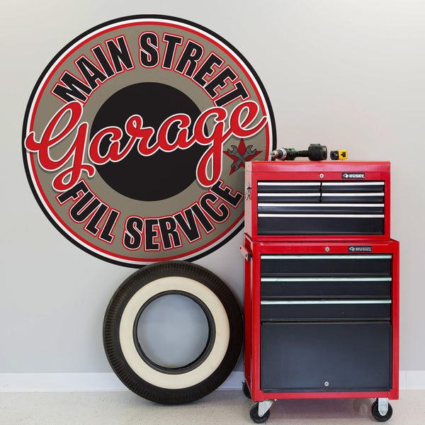 Personalized Garage Decal