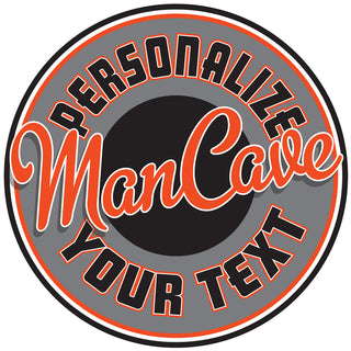 Personalized Man Cave Decal