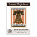 Philadelphia Pennsylvania Liberty Bell Mini Vinyl Sticker
