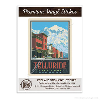 Telluride Colorado Mini Vinyl Sticker