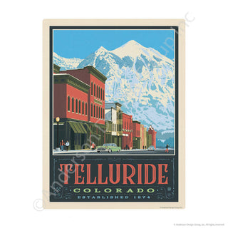 Telluride Colorado Mini Vinyl Sticker