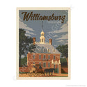 Williamsburg Virginia Governors Palace Mini Vinyl Sticker