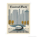 New York City Central Park Mini Vinyl Sticker