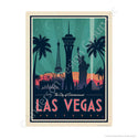 Las Vegas Nevada Skyline Mini Vinyl Sticker