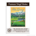 Palm Springs California Golf Mini Vinyl Sticker