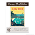 Big Sur California McWay Falls Mini Vinyl Sticker