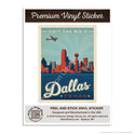Dallas Texas Visit the Big D Mini Vinyl Sticker