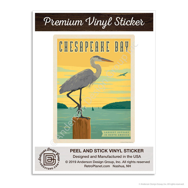 Chesapeake Bay Mini Vinyl Sticker