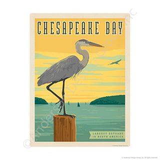 Chesapeake Bay Mini Vinyl Sticker