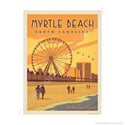 Myrtle Beach South Carolina Mini Vinyl Sticker