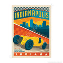 Indianapolis Motor Speedway Indiana Mini Vinyl Sticker