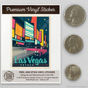 Las Vegas Strip Nevada Mini Vinyl Sticker