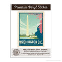 Washington DC Monument Mini Vinyl Sticker