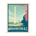 Washington DC Monument Mini Vinyl Sticker