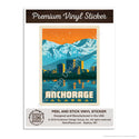 Anchorage Alaska Mini Vinyl Sticker