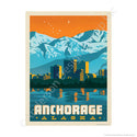 Anchorage Alaska Mini Vinyl Sticker