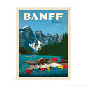 Banff Canada Lake Mini Vinyl Sticker