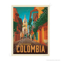 Cartagena Colombia Mini Vinyl Sticker