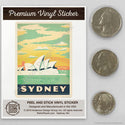 Sydney Australia Opera House Mini Vinyl Sticker